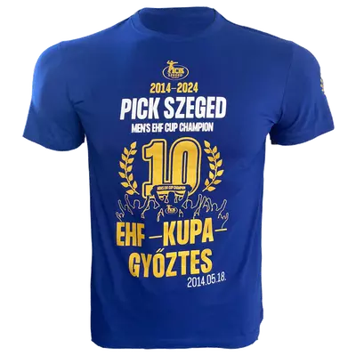 EHF-kupa-győztes póló
