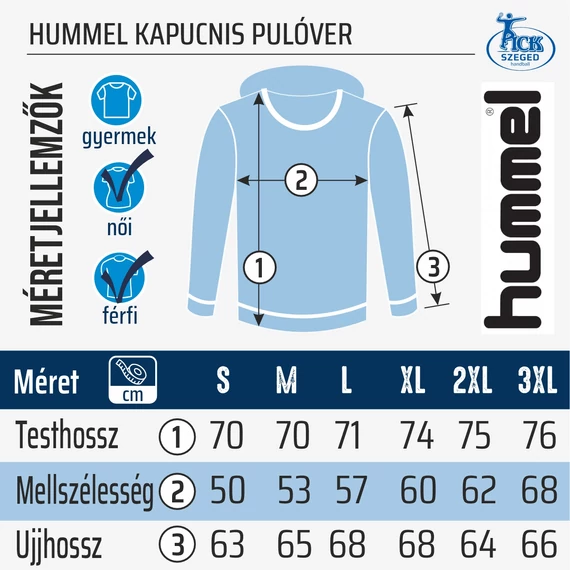Hummel kapucnis pulóver
